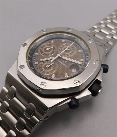 audemars piguet royal oak ref. 25721st tropical dial 25721st|audemars royal oak chronograph.